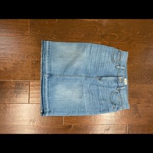 JCrew denim skirt